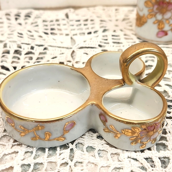 VTG Gold Condiments Set - Picture 11 of 15